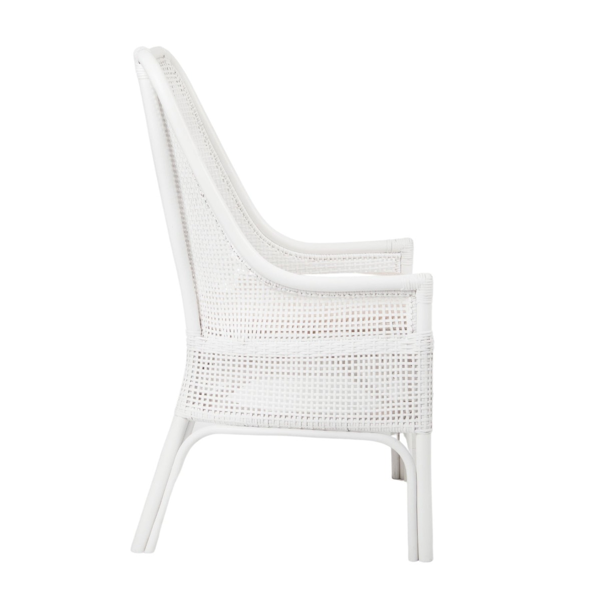 Southbeach Hamptons Dining Chair White, W 54 D 56 H 96cm (RRP $449) - Image 3