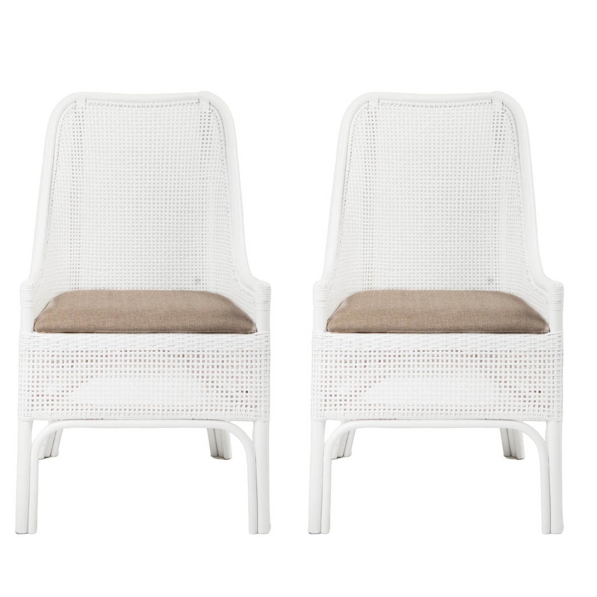 Southbeach Hamptons Dining Chair White, W 54 D 56 H 96cm (RRP $449) - Image 4