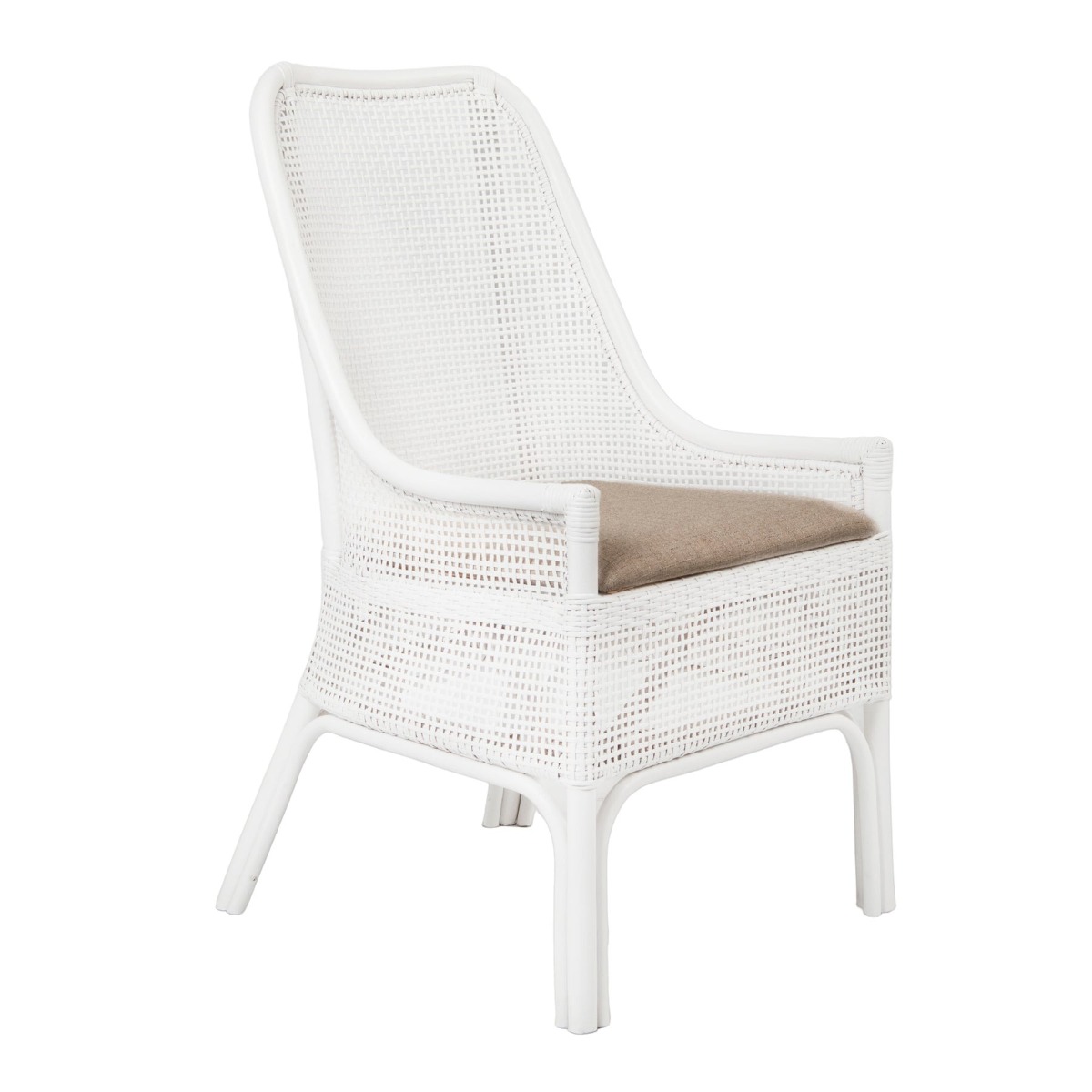 Southbeach Hamptons Dining Chair White, W 54 D 56 H 96cm (RRP $449) - Image 5
