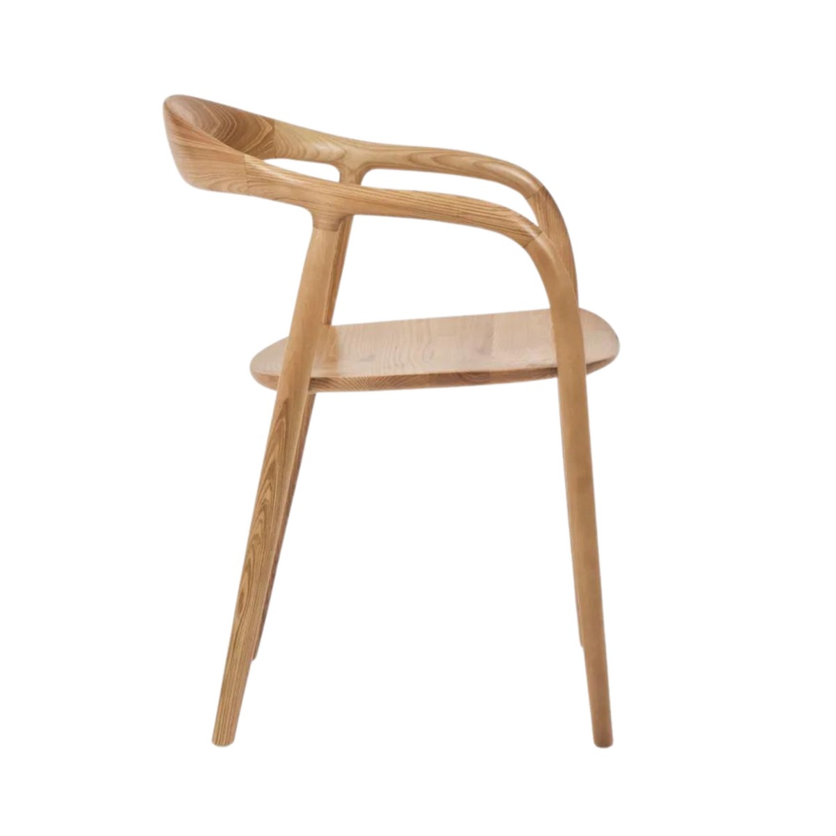 Mason Dining Chair Full Timber Ash Natural, W 55cm x D 58cm x H 78cm (RRP $629) - Image 3