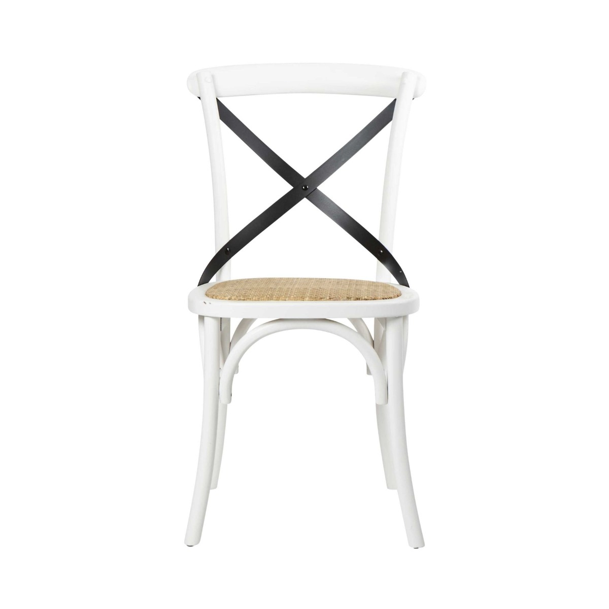 Bella Dining Chair White, W 50cm x D 54cm x H 89cm (RRP $199)