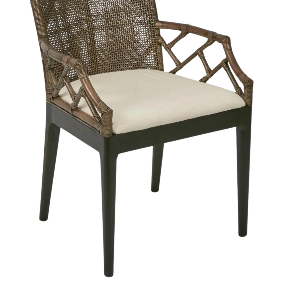 Baker Dining Chair with arms Soil Brown, W 60 D 58 H 88cm (RRP $695) - Image 5