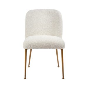 wp-image-tigress-46447.jpeg Desiree Dining Chair Boucle Fabric Bronzed Legs, W 58.4cm x D 50.8cm x H 82cm (RRP $399)