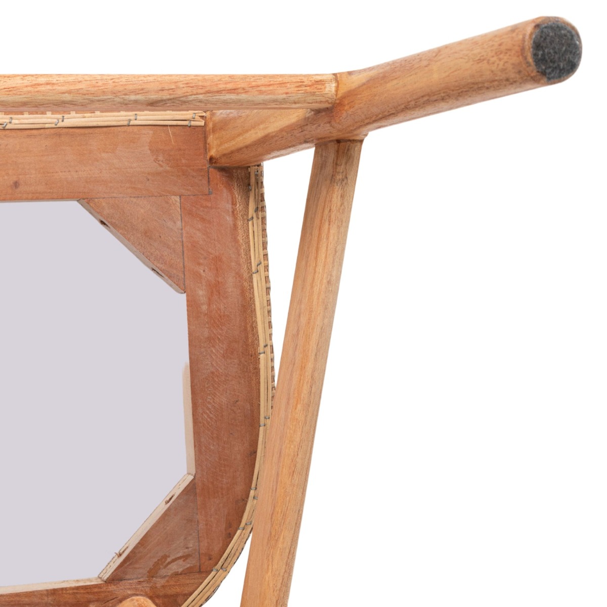 BLACK FRIDAY SALE Charlotte Rattan Counter Stool Natural Whitewash, W 54 D 56 H 91cm (RRP $570) - Image 11