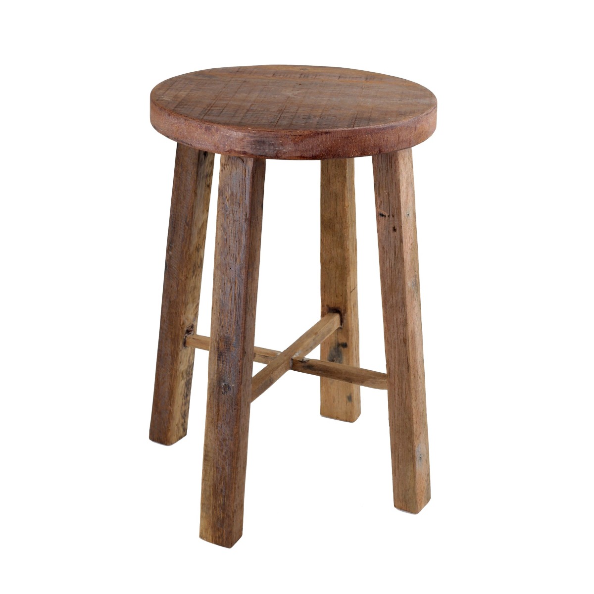 Round Stool Natural Standard Size, W 30cm D 30cm H 45cm (RRP $149)