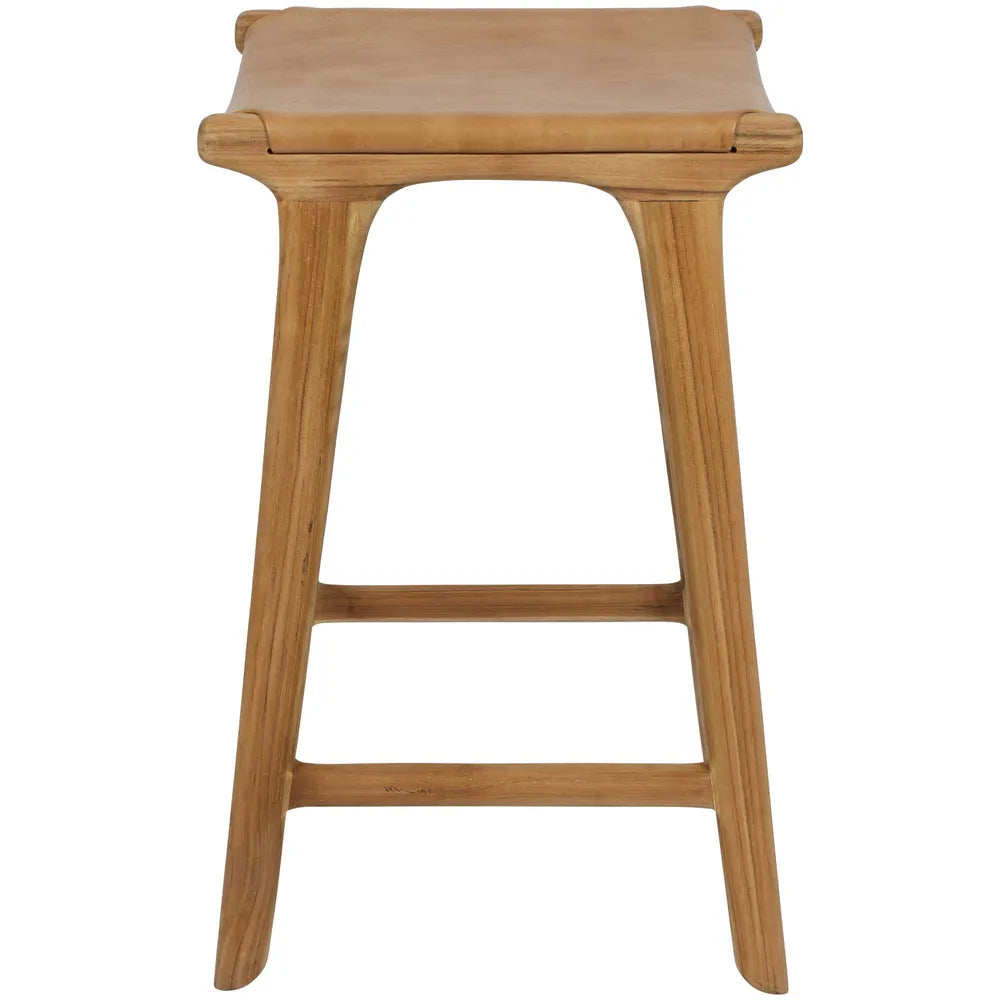 Marvin Counter Stool Toffee Brown, W 40cm x D 42cm x H 65cm (RRP $599) - Image 4