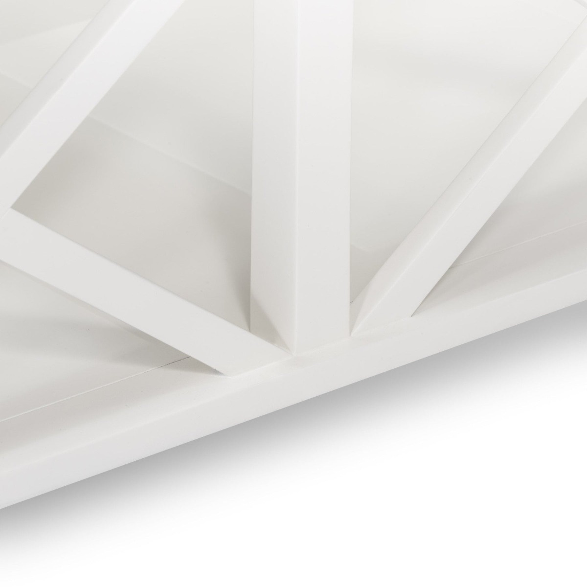 Sorrento Hamptons Square 120cm Coffee Table White, W 120cm D 120cm H 50cm (RRP $1499) - Image 12