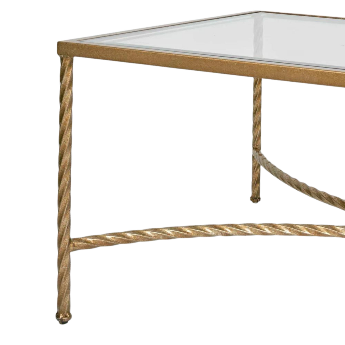 Palais Rectangular Coffee Table Gold, W 120cm x D 70cm x H 40.5cm (RRP $995) - Image 3