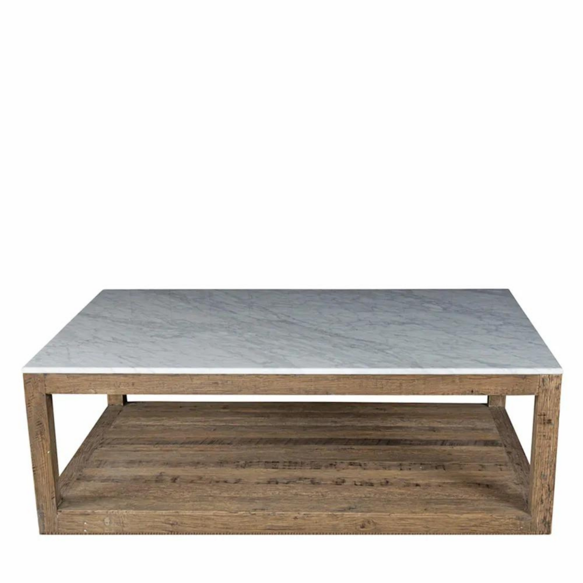Denver Marble Coffee Table White Natural, W 120cm D 80cm H 40cm (RRP $1,969)
