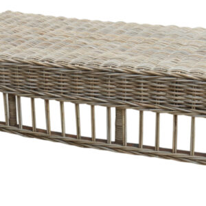 Kubu Rattan Coffee Table Natural, W 145cm D 75cm H 42cm (RRP $639)