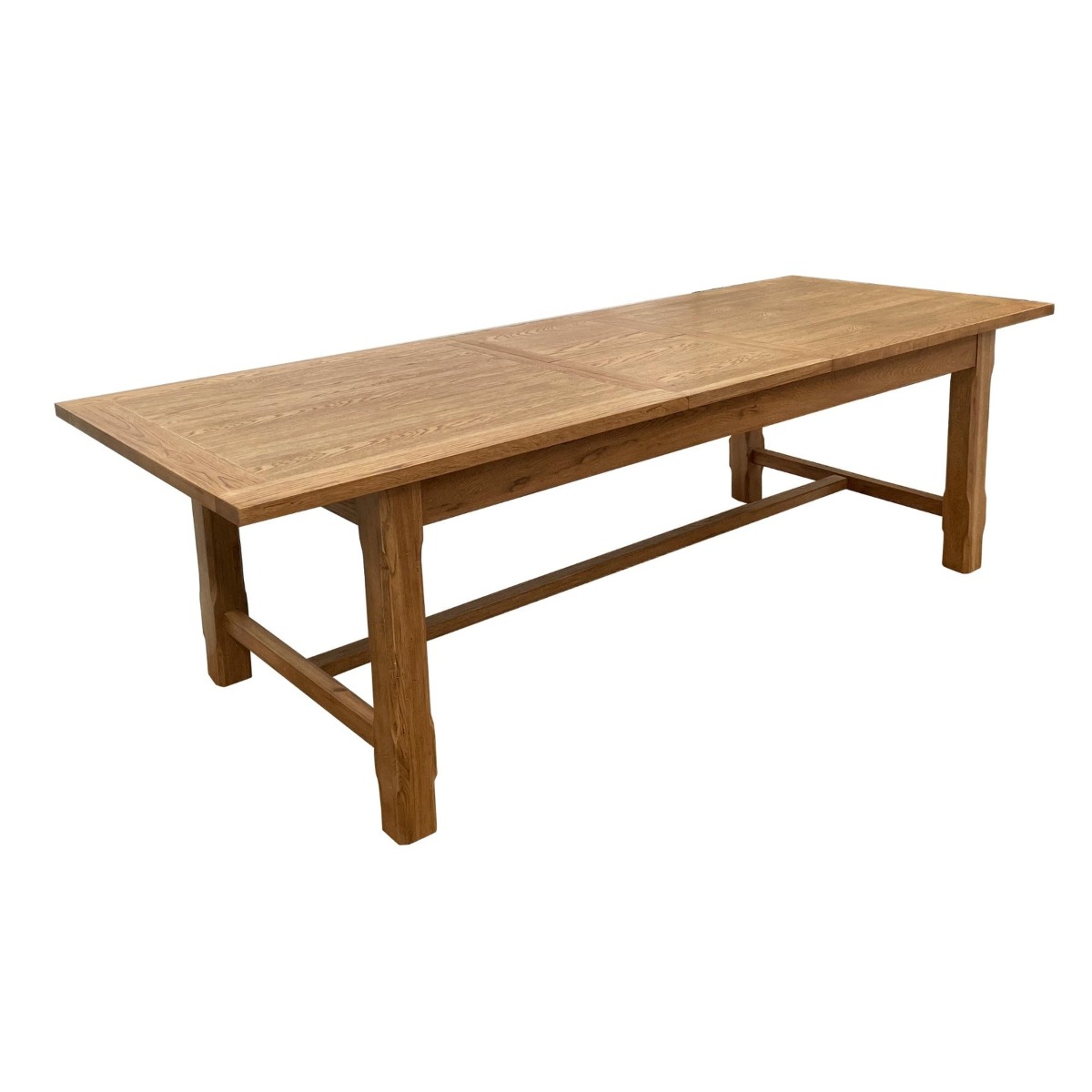 Balmoral Extendable 3.1 m Hamptons Oakwood Dining Table Natural, W 210cm D 100.0cm H 78.0cm (RRP $4999) - Image 2