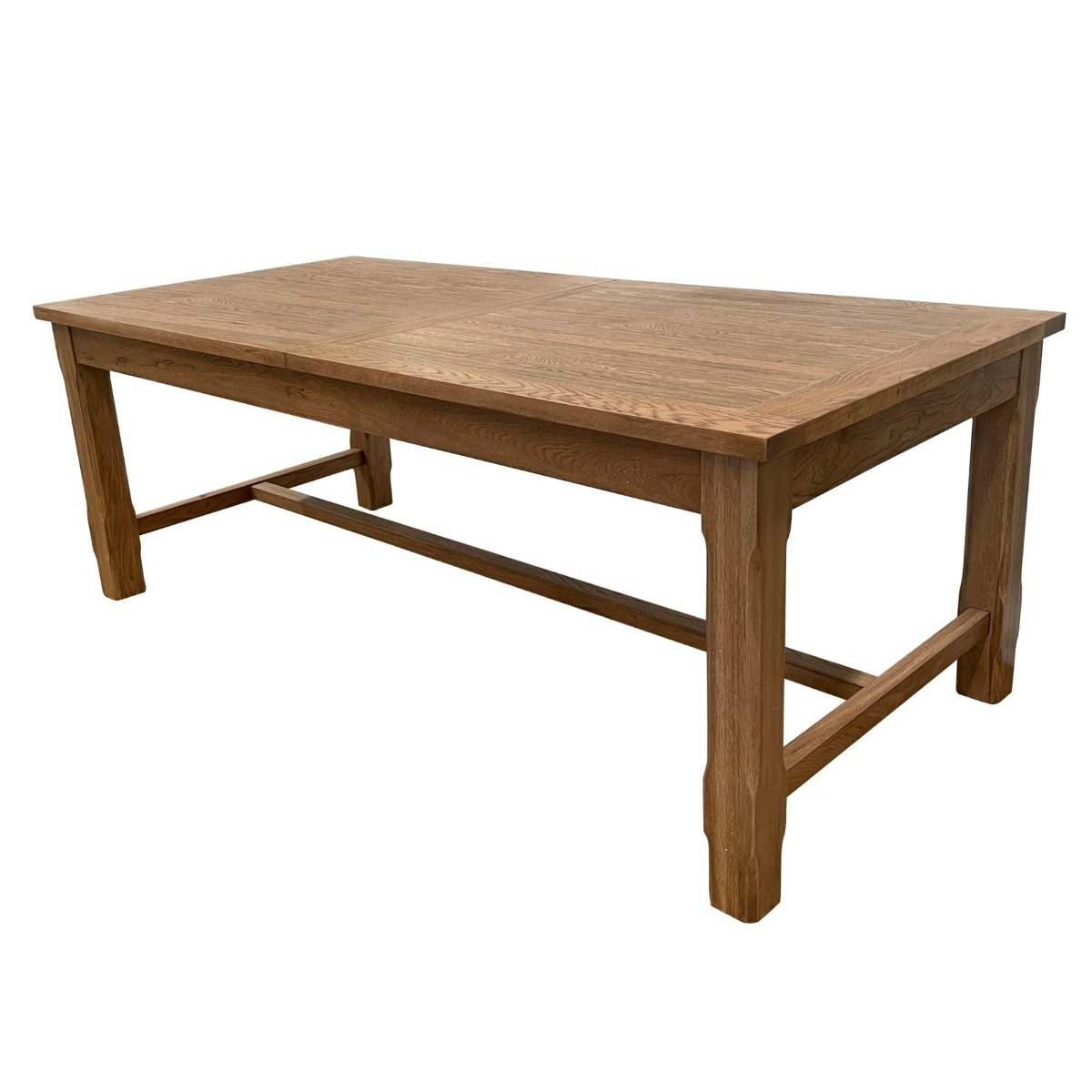 Balmoral Extendable 3.1 m Hamptons Oakwood Dining Table Natural, W 210cm D 100.0cm H 78.0cm (RRP $4999) - Image 3