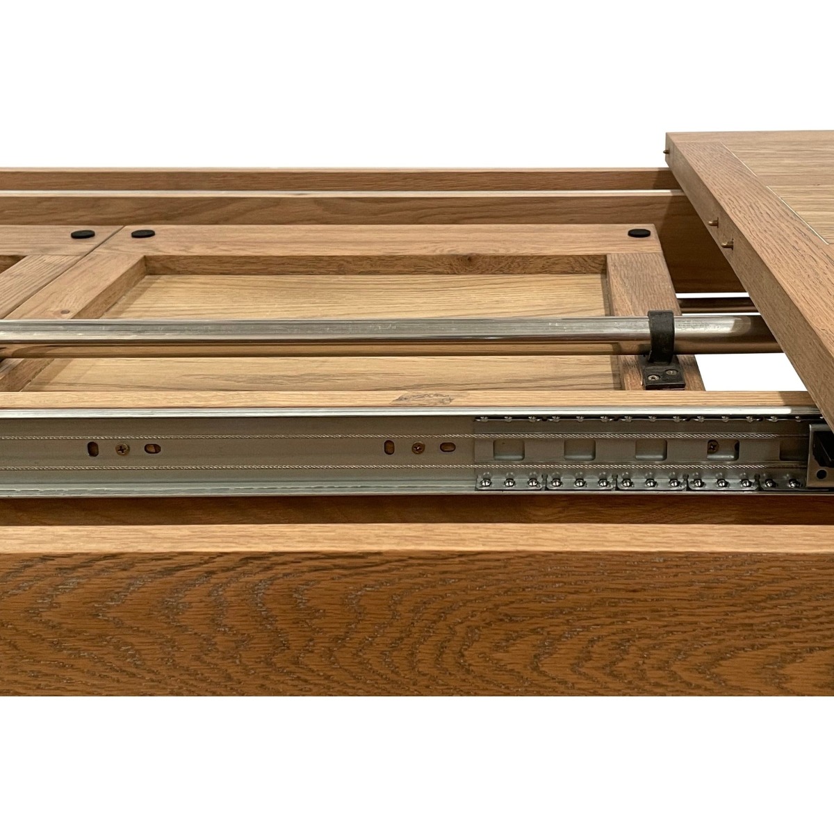 Balmoral Extendable 3.1 m Hamptons Oakwood Dining Table Natural, W 210cm D 100.0cm H 78.0cm (RRP $4999) - Image 9