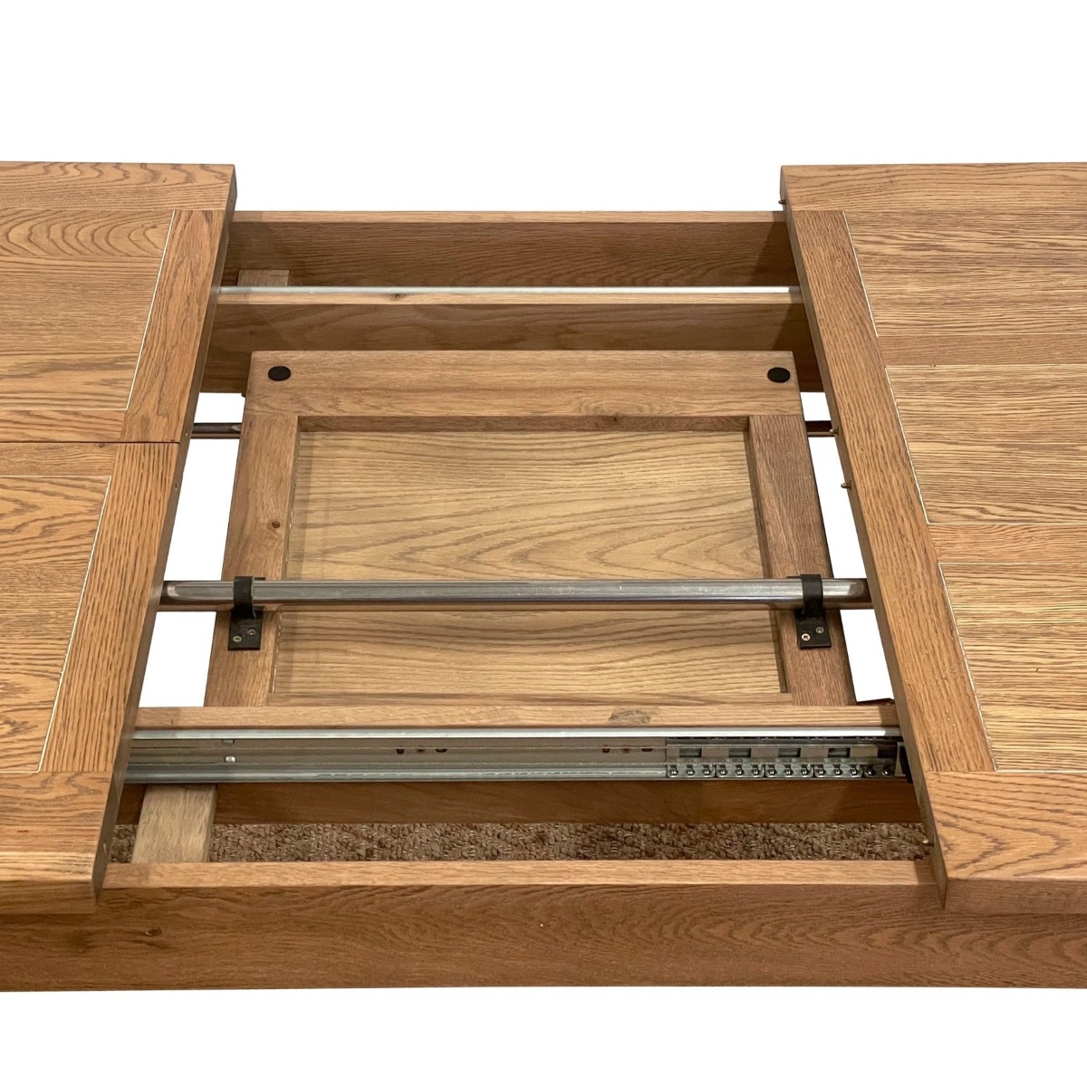 Balmoral Extendable 3.1 m Hamptons Oakwood Dining Table Natural, W 210cm D 100.0cm H 78.0cm (RRP $4999) - Image 12