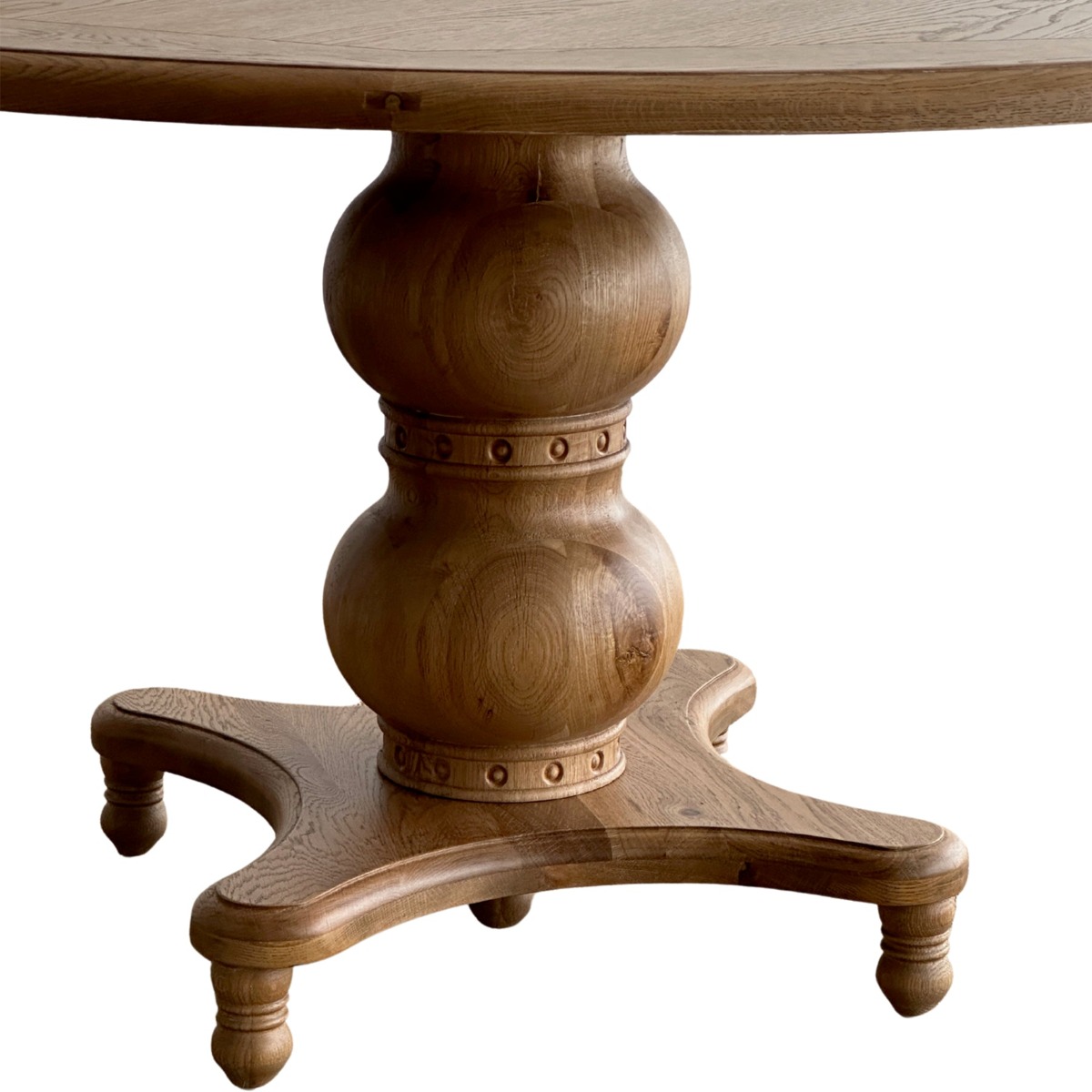 Verona Oakwood 150cm Dining Table Round Natural, W 150cm D 150cm H 78cm (RRP $2999) - Image 7