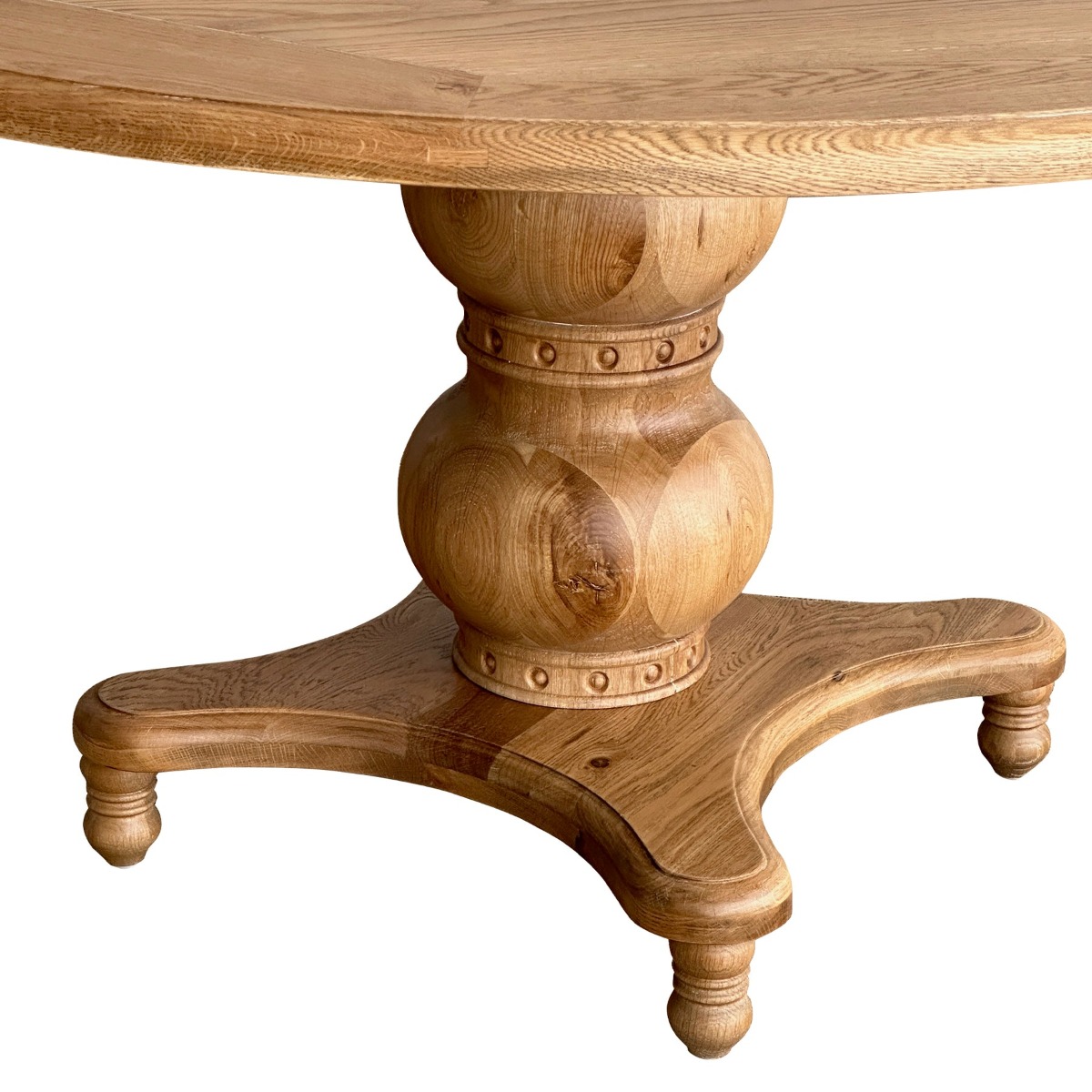 Verona Oakwood 150cm Dining Table Round Natural, W 150cm D 150cm H 78cm (RRP $2999) - Image 8