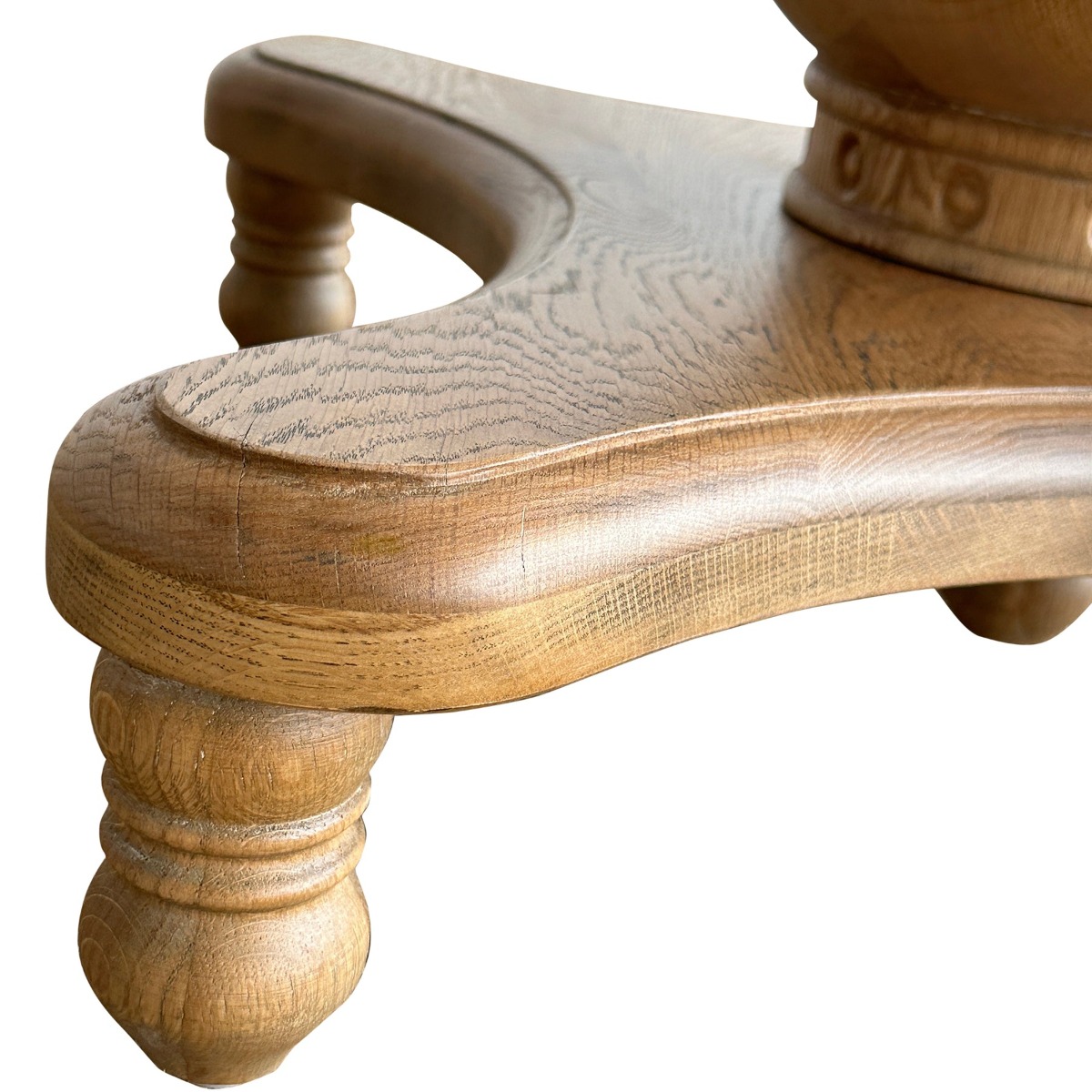 Verona Oakwood 150cm Dining Table Round Natural, W 150cm D 150cm H 78cm (RRP $2999) - Image 10
