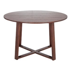 wp-image-tigress-46723.jpg Olwen Oak Wood Round Dining Table Walnut, W 120cm D 120cm H 60cm (RRP $999)