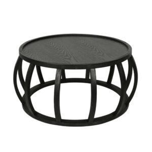 Manningham Coffee Table Black, W 85cm D 85cm H 40cm (RRP $699)