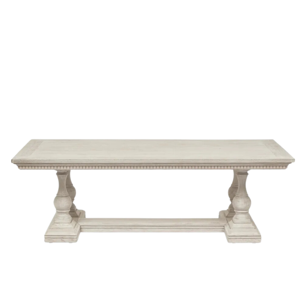 Ville Oak Coffee Table White, L 75cm W 140cm H 45cm (RRP $2,970)