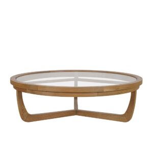 wp-image-tigress-46747.jpg Iris Round Tri-Leg Coffee Table With Glass Top, 100cm W x 100cm D x 30cm H (RRP $1,285)