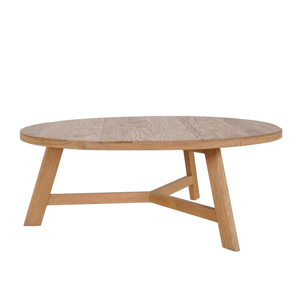 Freya Round Reclaimed Elm Coffee Table, 100cm W x 100cm D x 38cm H (RRP $1499) - Image 2