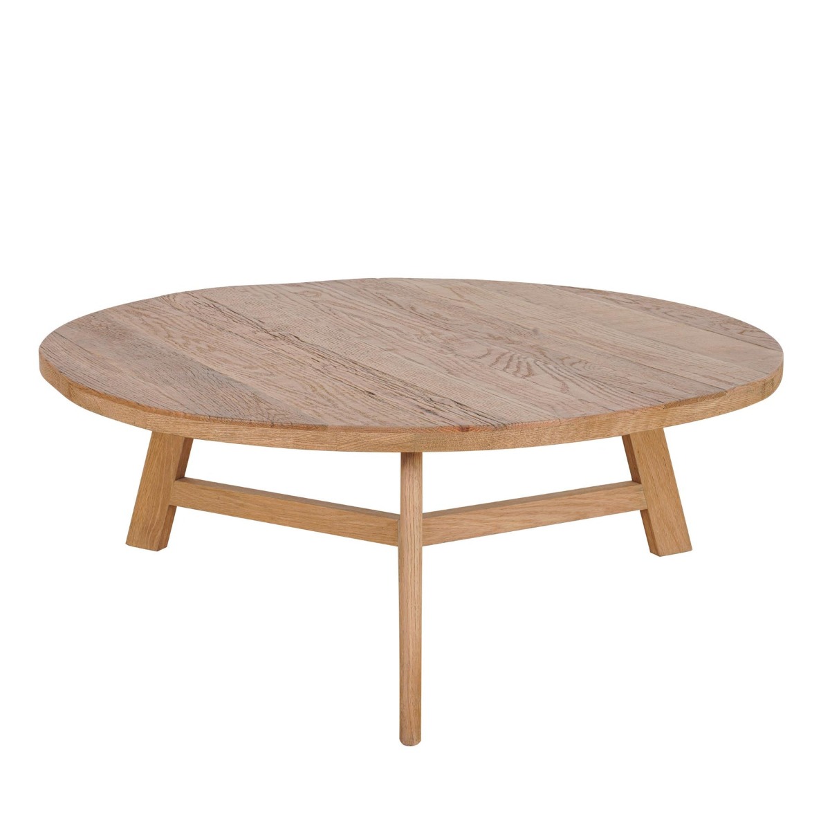 Freya Round Reclaimed Elm Coffee Table, 100cm W x 100cm D x 38cm H (RRP $1499) - Image 3