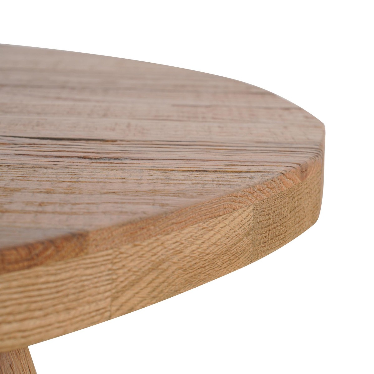 Freya Round Reclaimed Elm Coffee Table, 100cm W x 100cm D x 38cm H (RRP $1499) - Image 4