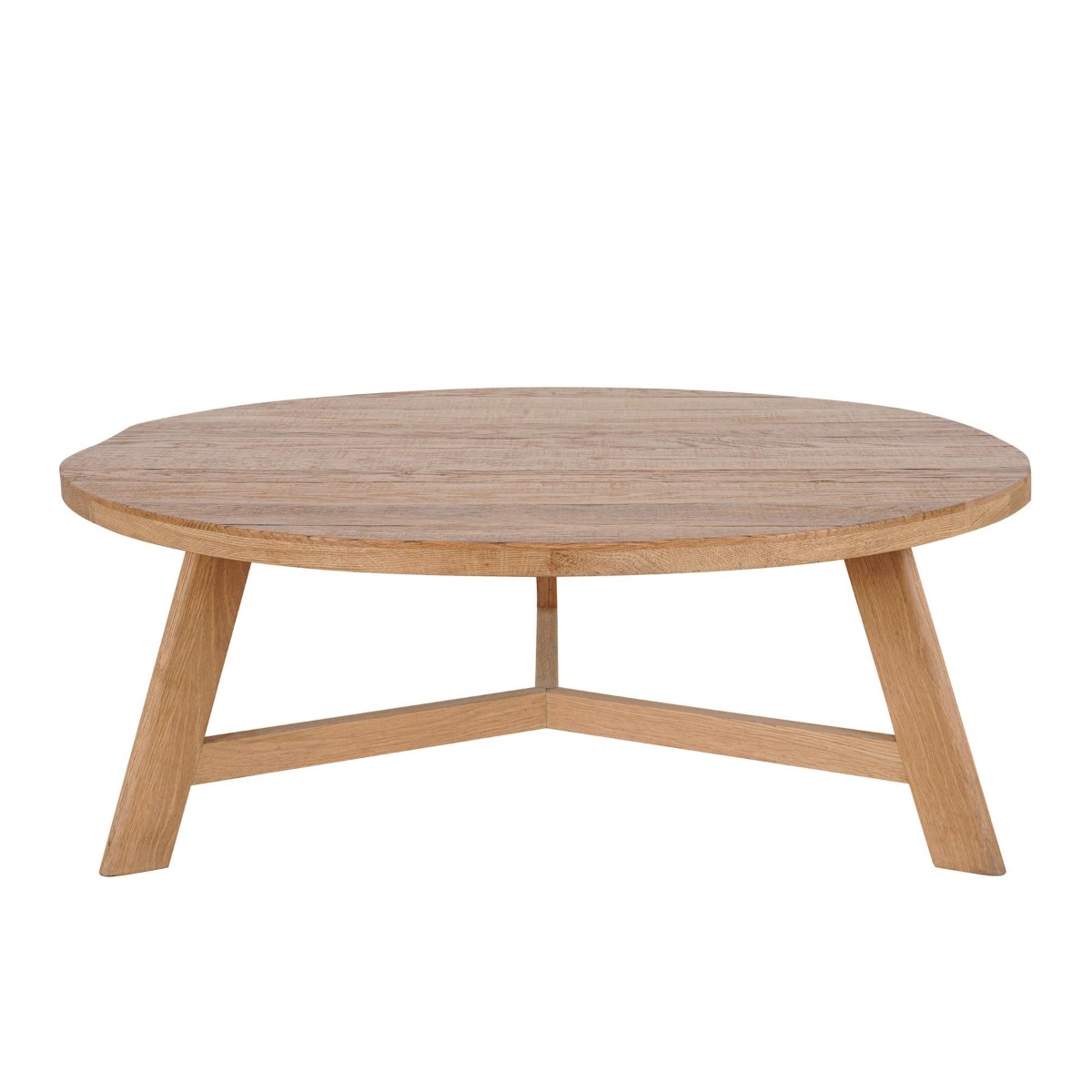 Freya Round Reclaimed Elm Coffee Table, 100cm W x 100cm D x 38cm H (RRP $1499) - Image 5