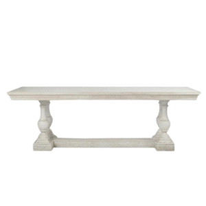 Ville Oak Dining Table White, W 240cm x D 100cm x H 77cm (RRP $4499)