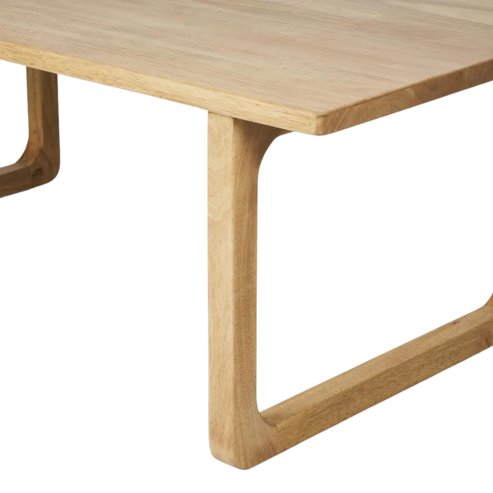 Coolum Rectangle Coffee Table Natural, L 60cm W 120cm H 43cm (RRP $879) - Image 2