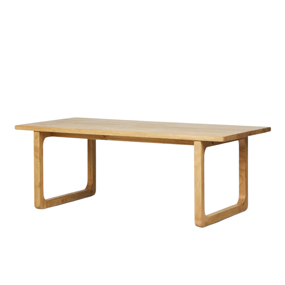 Coolum Rectangle Coffee Table Natural, L 60cm W 120cm H 43cm (RRP $879) - Image 4