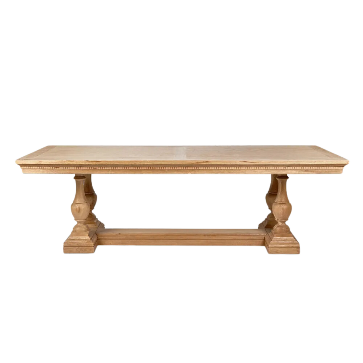 Ville Oak Dining Table Natural, L 240cm W 100cm H 75cm (RRP $4499)