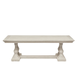 Ville Oak Dining Table White, L 100cm W 300cm H 75cm (RRP $8360)