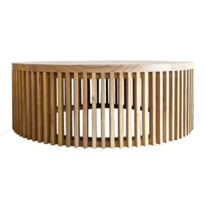Luzon Coffee Table Natural, W 100cm D 100cm H 36cm (RRP $1,690)