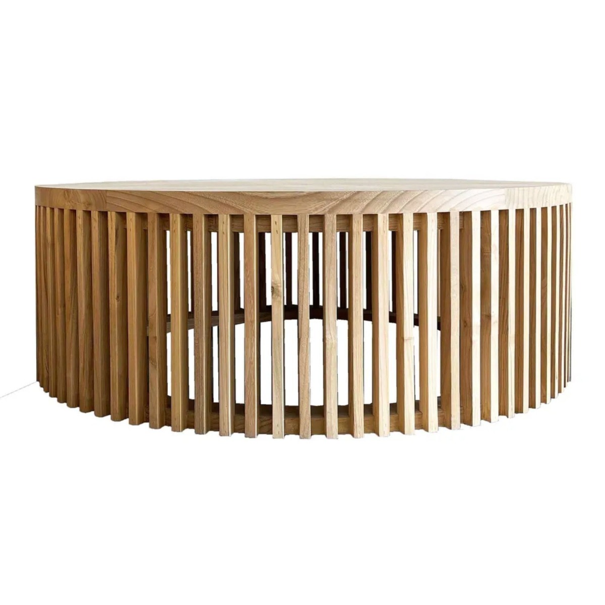 Luzon Coffee Table Natural, W 100cm D 100cm H 36cm (RRP $1,690)