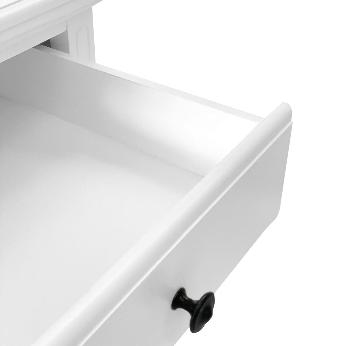 Sorrento 3 Drawer 190 cm Hamptons Console White, W 190cm D 50cm H 85cm (RRP $1999) - Image 4