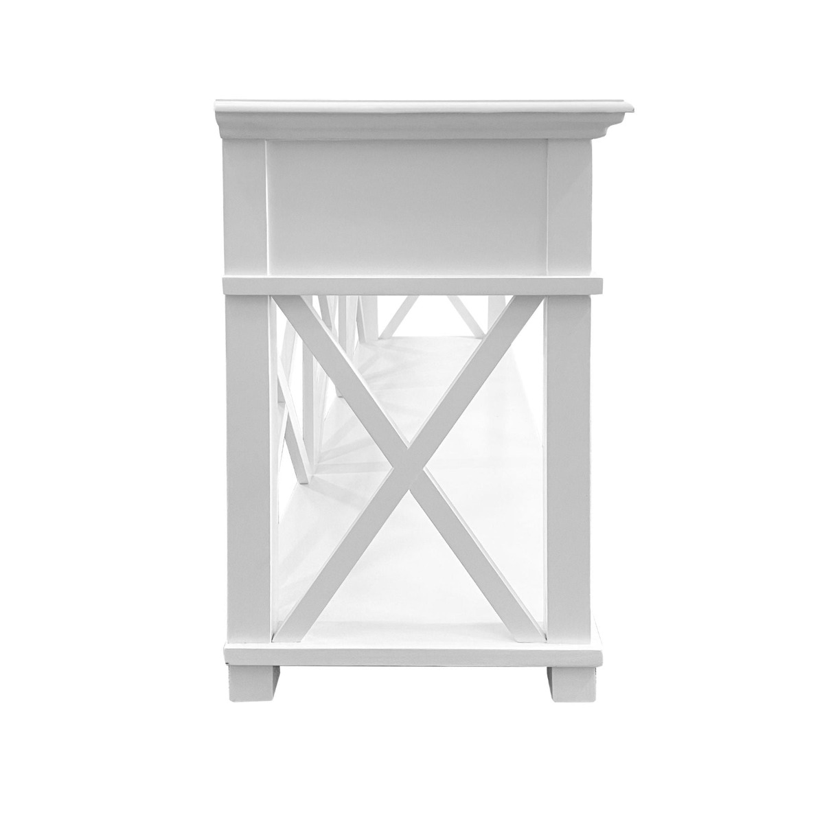 Sorrento 3 Drawer 190 cm Hamptons Console White, W 190cm D 50cm H 85cm (RRP $1999) - Image 7