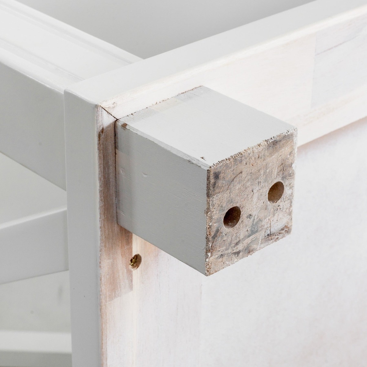 Sorrento Hamptons 130cm 2 Drawer Console White, W 130cm D 50cm H 85cm (RRP $1299) - Image 3