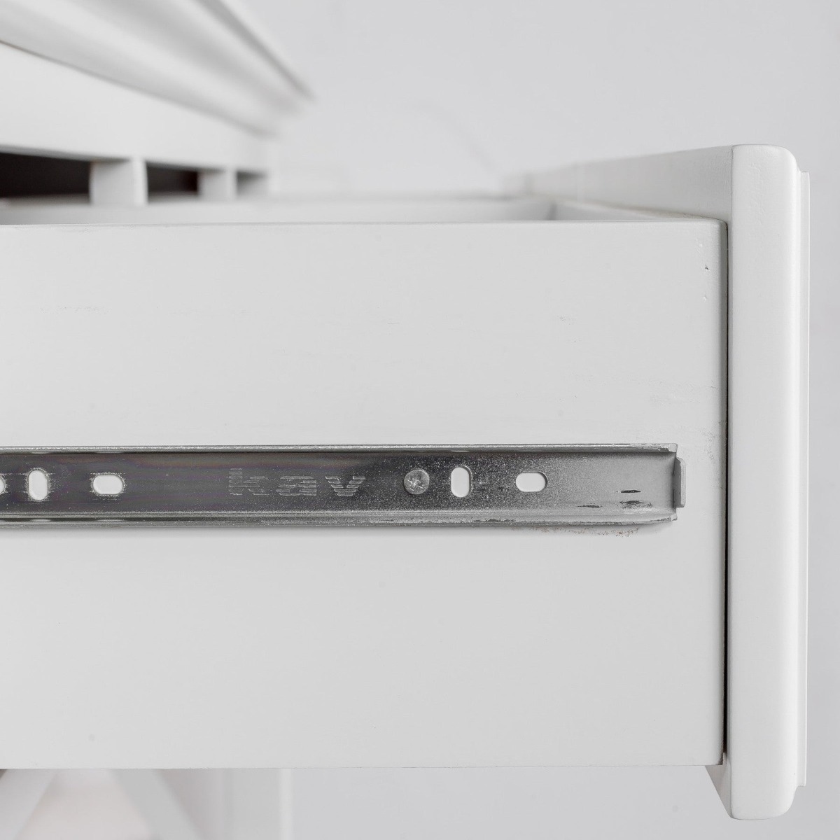 Sorrento Hamptons 130cm 2 Drawer Console White, W 130cm D 50cm H 85cm (RRP $1299) - Image 6