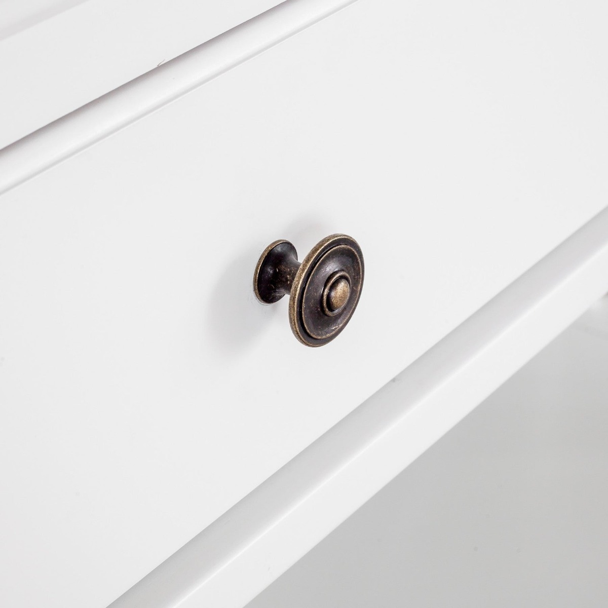 Sorrento Hamptons 130cm 2 Drawer Console White, W 130cm D 50cm H 85cm (RRP $1299) - Image 7