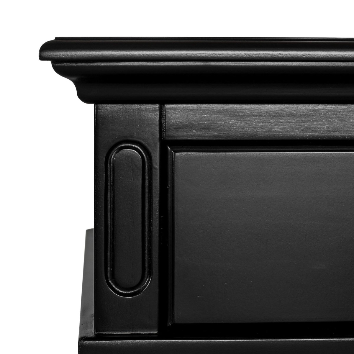 Sorrento 3 Drawer Hamptons 190cm Console Black, W 190cm D 50cm H 85cm (RRP $1999) - Image 3