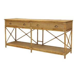 wp-image-tigress-46929.jpg Cayman Large 2 Draw Rattan Console Natural, W 192cm D 52cm H 86cm (RRP $1999)