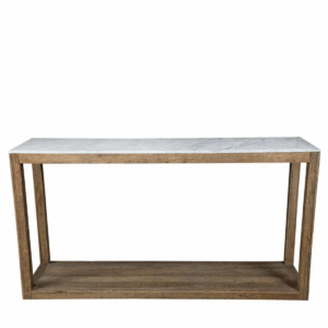 Denver Marble Console White, W 150cm D 40cm H 80cm (RRP $1870)