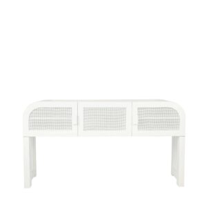 Grace Console Table Chalk Off white, W 139cm D 40cm H 75cm (RRP $1990)