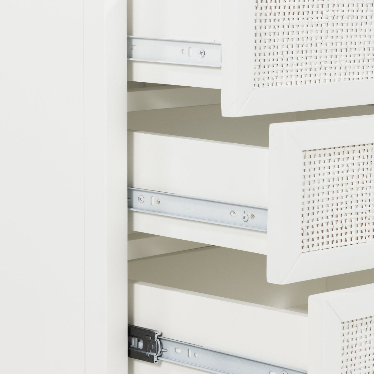 Santorini Bedside 3 Drawers White, W 50cm D 45cm H 61.5cm (RRP $549) - Image 7