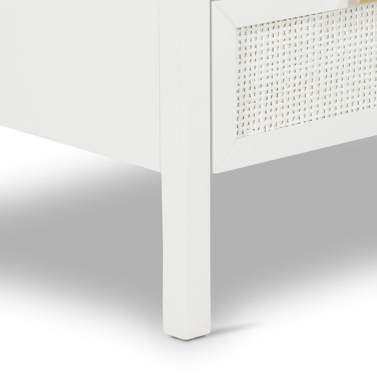 Santorini Bedside 3 Drawers White, W 50cm D 45cm H 61.5cm (RRP $549) - Image 8