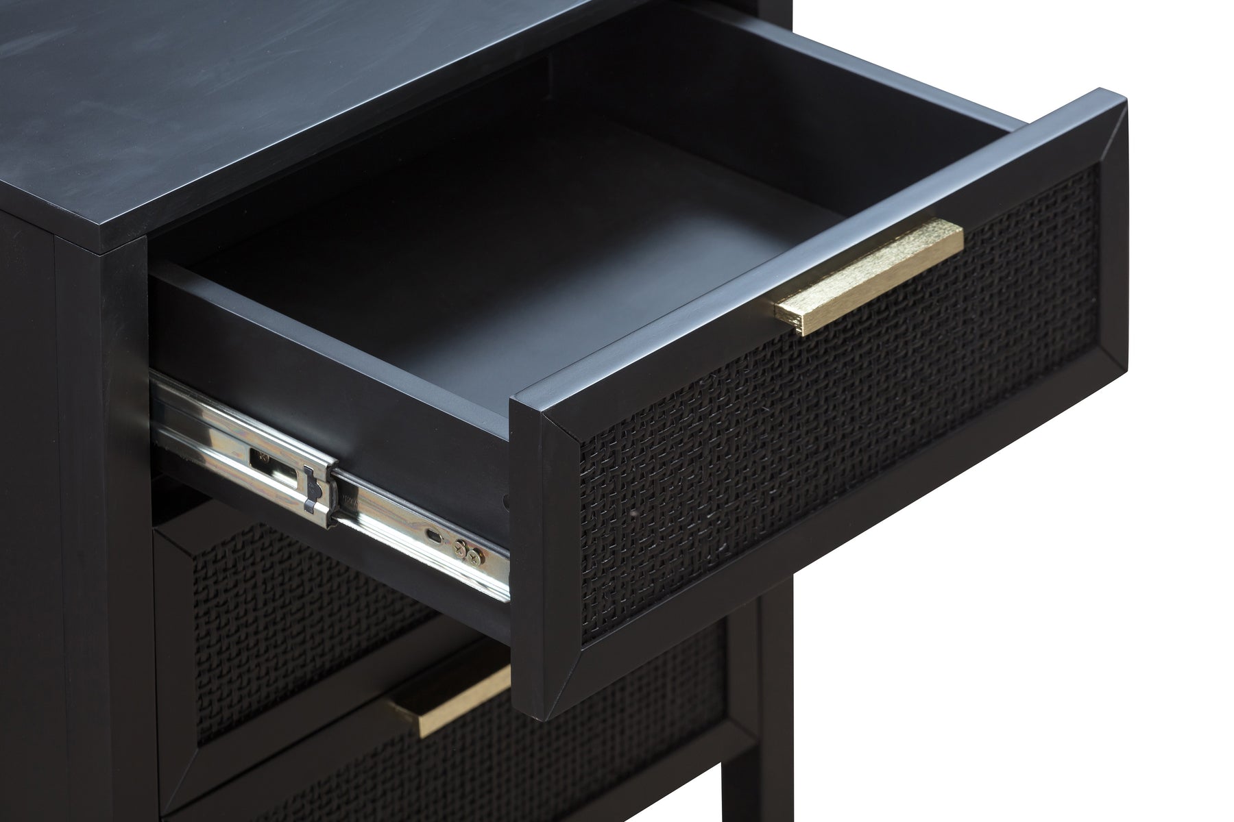 Santorini Bedside 3 Drawers Black, W 50cm D 45cm H 61.5cm (RRP $499) - Image 3