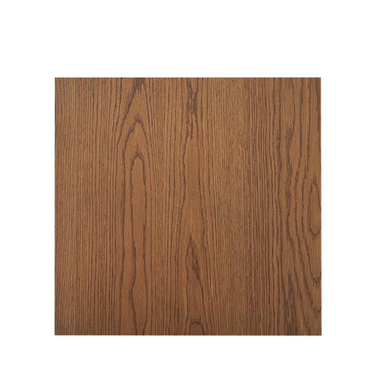 Clara Natural Oak Side Table With Brass Legs, 50cm W x 50cm D x 60cm H (RRP $640) - Image 2