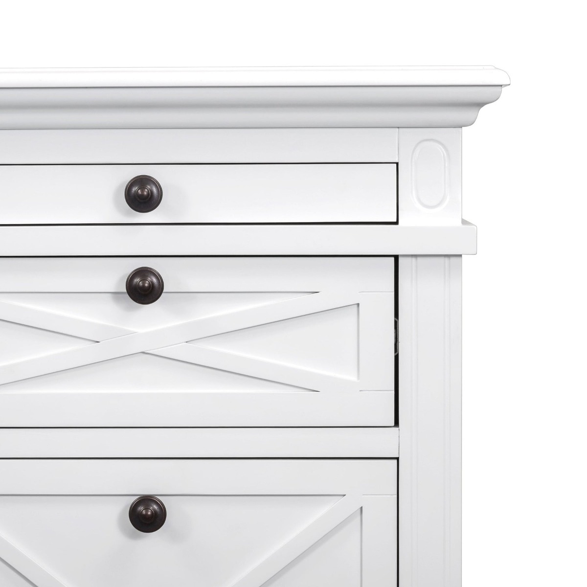 Sorrento Hamptons Desk White, W 140cm D 76cm H 76cm (RRP $1999) - Image 7